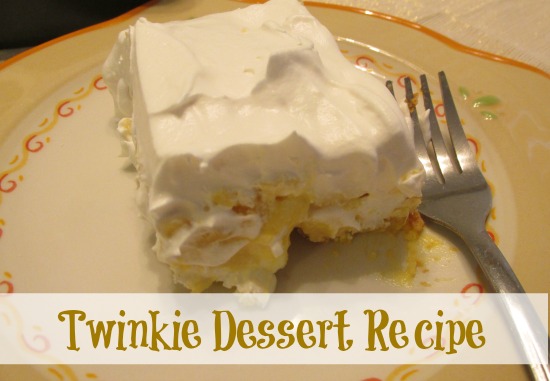 Comfort Food: Twinkie Dessert