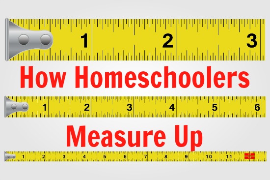 How Homeschoolers Measure Up {Infographic}