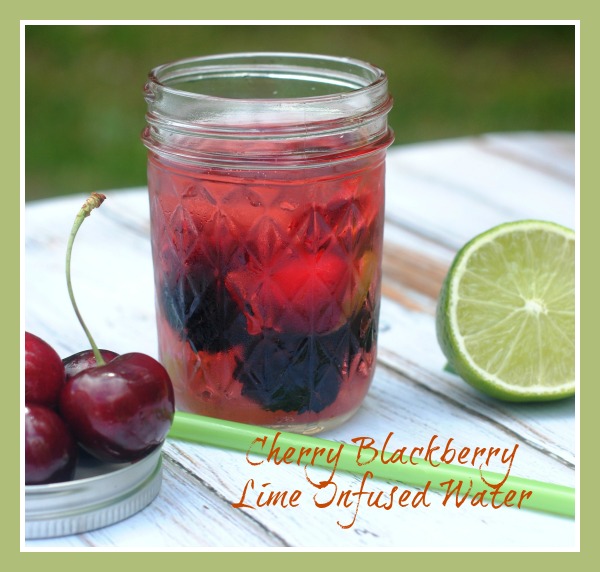 Blackberry Cherry Lime Water Recipe