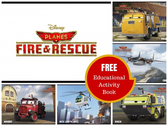 FREE Disney Fire & Rescue Activity Book