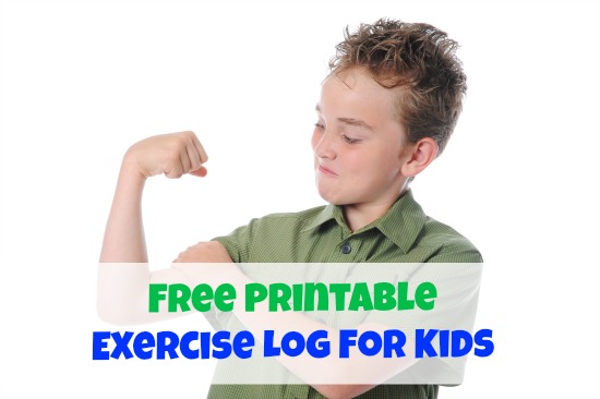 Free Printable Exercise Log for Kids
