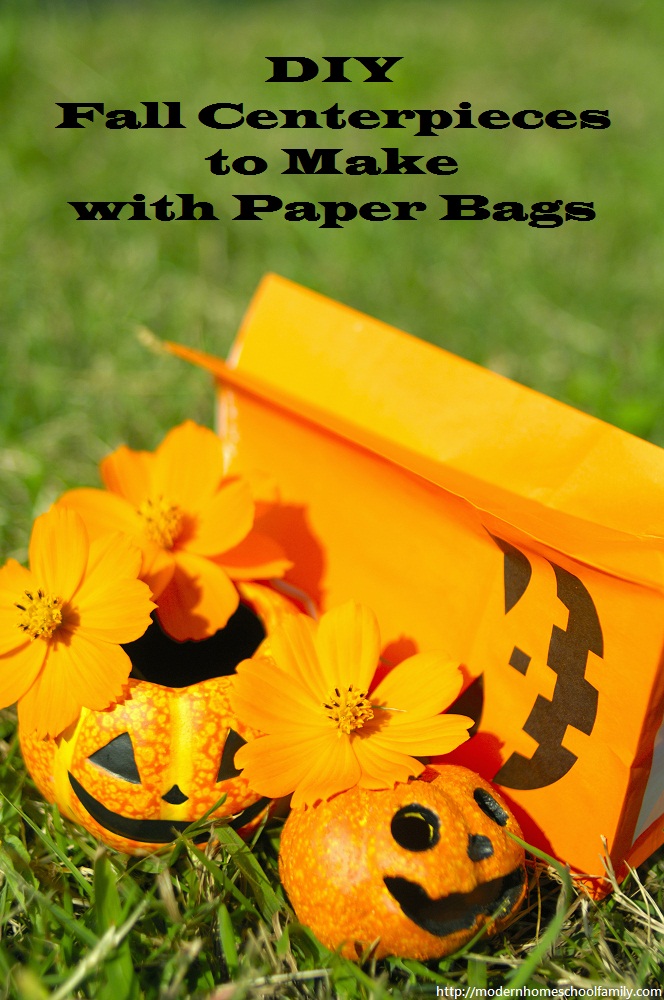 DIY Fall Centerpieces to Make with Paper Bags