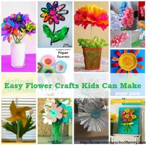 10 Easy Flower Crafts Kids Can Make Using Simple Materials - Modern ...