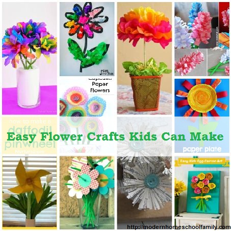 10 Easy Flower Crafts Kids Can Make Using Simple Materials