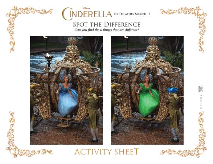 Free Printables from Disney’s Cinderella