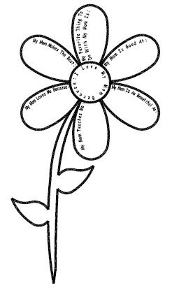 Mother's Day Flower Printable