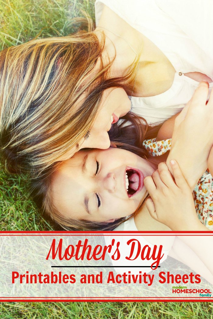 Mother's Day Printables and Activity Sheets - PF