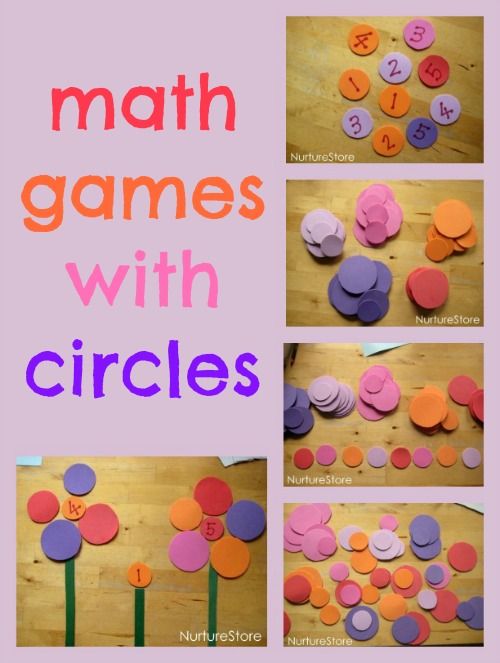 math games with circles