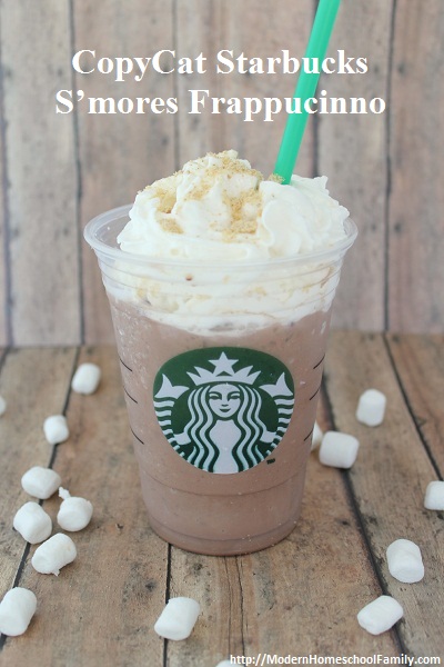 CopyCat Starbucks S’mores Frappuccino