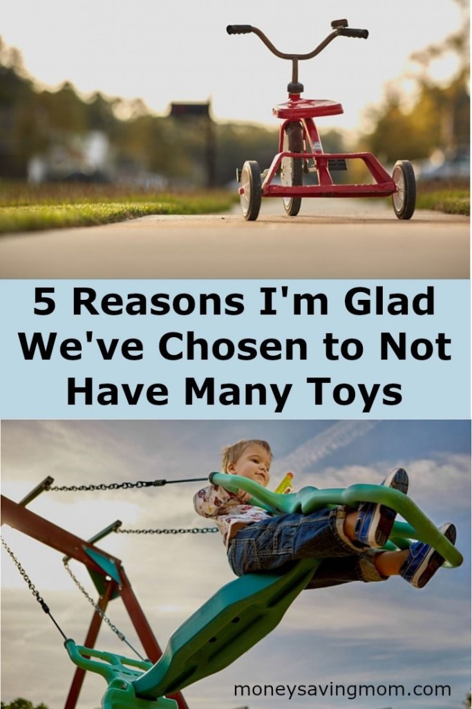 dont buy too many toys