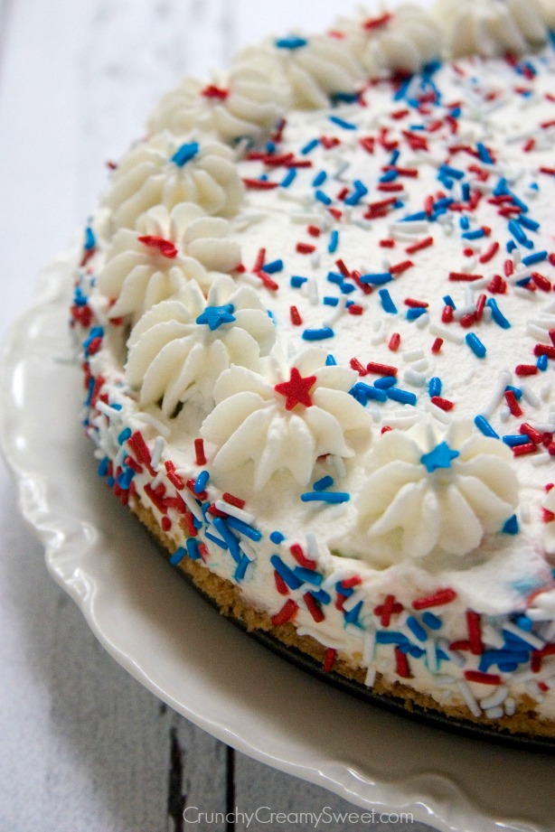 4th of July No Bake Cheesecake Recipe