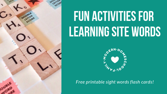 10 Fun Learning Activities Using Sight Words