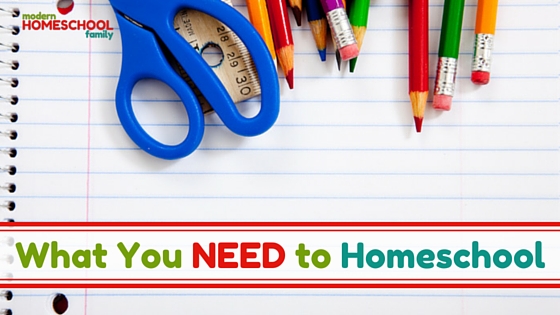 What You Need to Homeschool