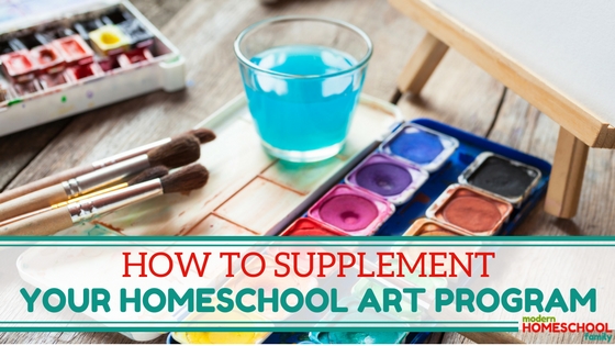 How to Supplement Your Homeschool Art Program
