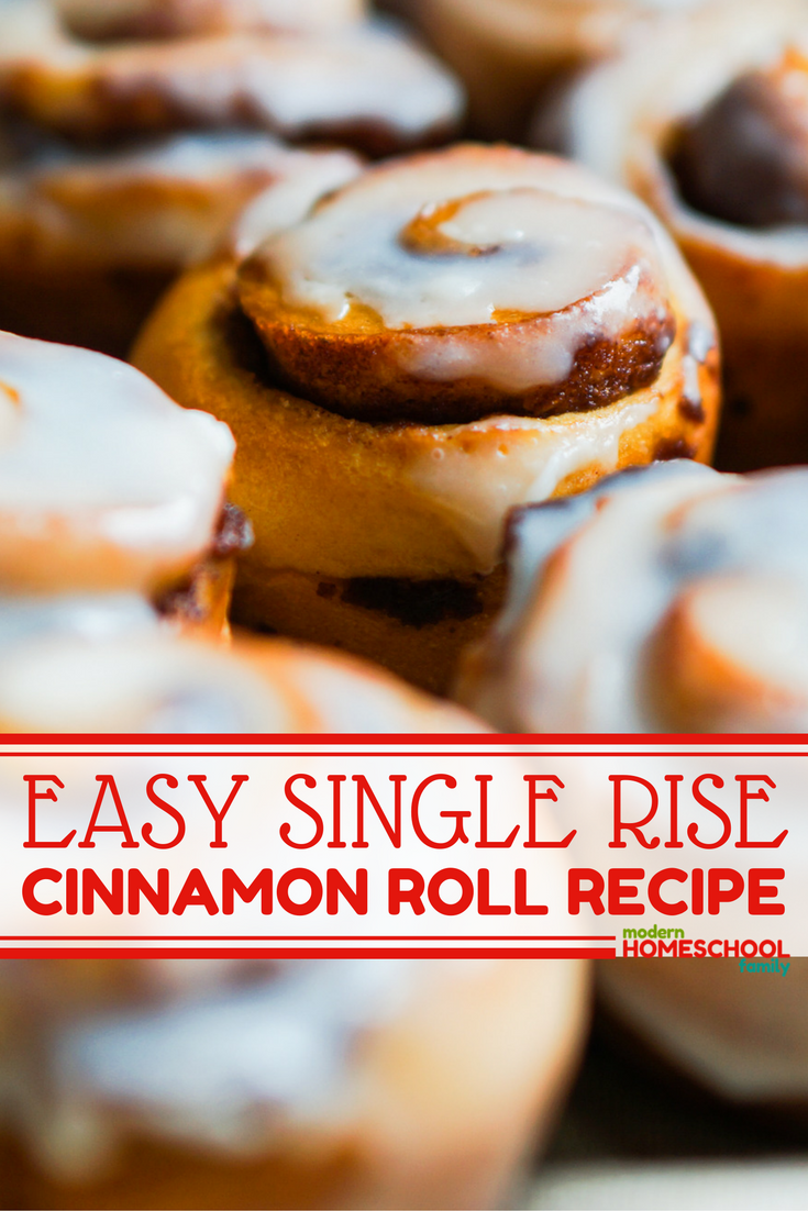 easy-single-rise-cinnamon-roll-recipe-pinterest