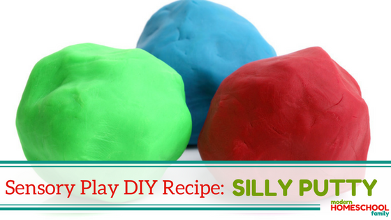 Sensory Play DIY Recipe: Silly Putty