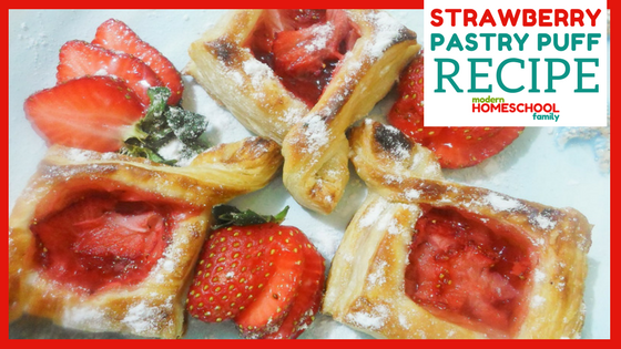 Strawberry Pastry Puffs Recipe