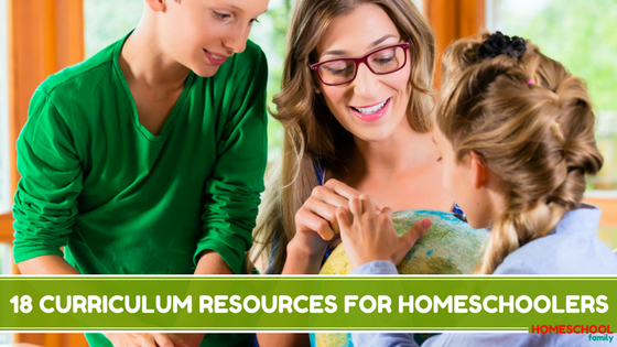 18 Curriculum Resources for Homeschoolers