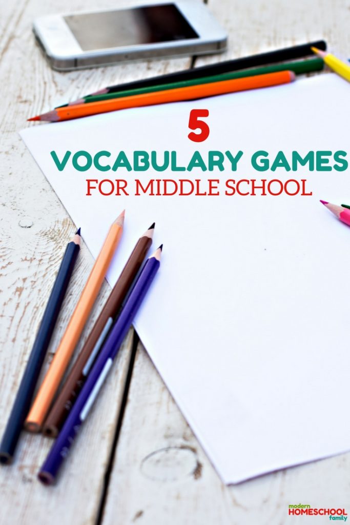 5 Vocabulary Games For Middle School Modern Homeschool Family