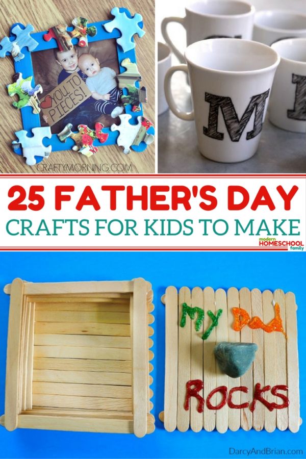 25 Father’s Day Crafts for Kids to Make Modern