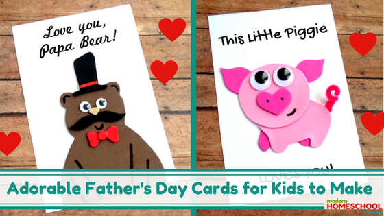 Adorable Father’s Day Cards for Kids to Make