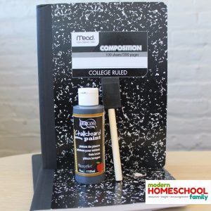 Chalkboard Notebook Craft Supplies