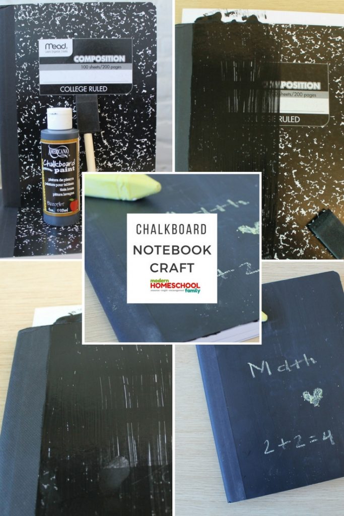 Chalkboard Notebook Craft