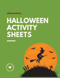 Free Elementary Printable Halloween Activity Sheets