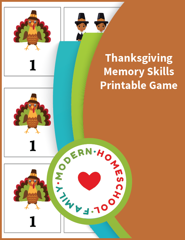 Thanksgiving Memory Match Game