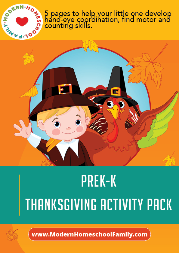 Thanksgiving Themed Preschool/Kindergarten Skills Activity Pack