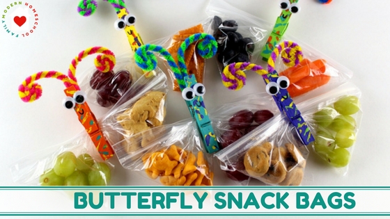 Make Snack Fun with These DIY Butterfly Snack Bags