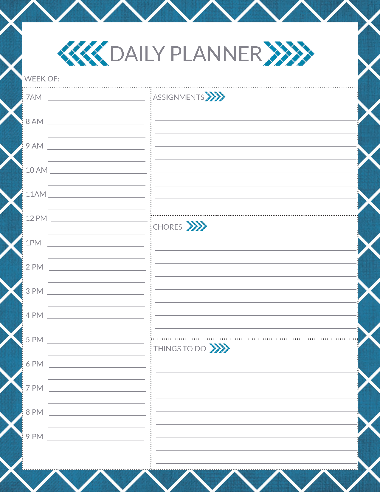Free Homeschool Planner for High School Page