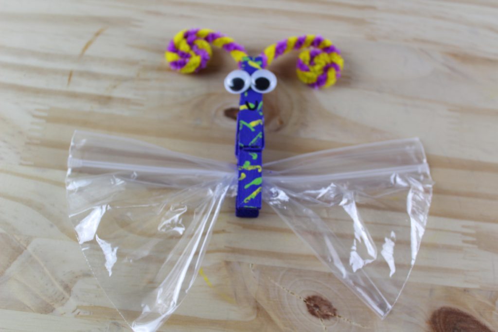 butterfly snack bag craft