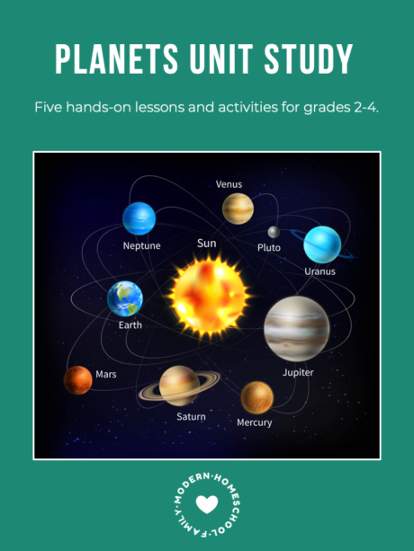Free Planets Unit Study for Homeschoolers