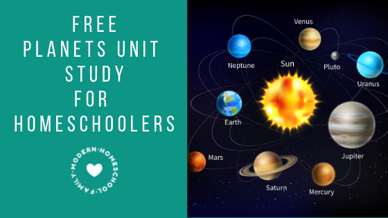 Free Planets Unit Study for Homeschoolers: STEAM Education