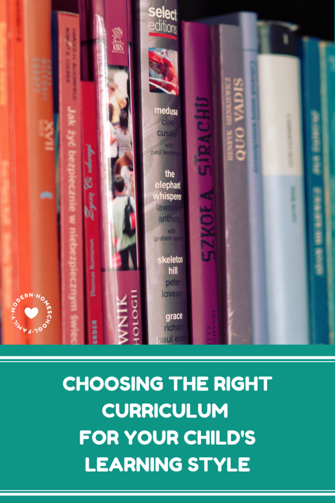choosing the right curriculum for your childs learning style(1)