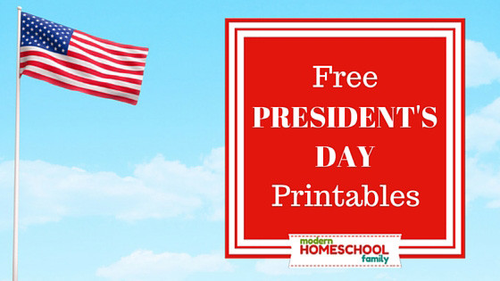 letters printable 4 Family Homeschool Day   President's Free Modern Printables